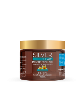 Silver Clear Masque Capillaire Soin Nutritif Sans Rinçage pour Accueil