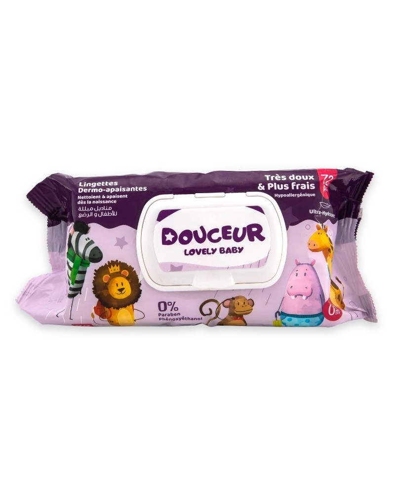 Douceur Lovely Baby lingette 72 pièces Douceur Lovely Baby lingette 72 pièces