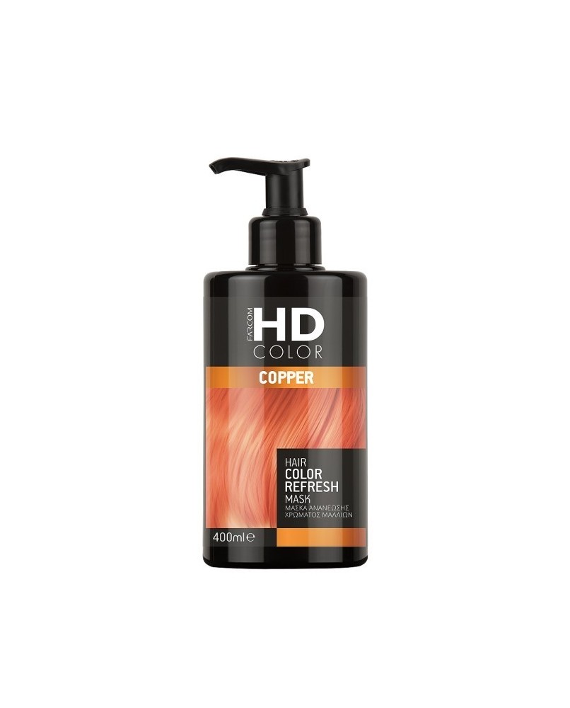 HD HAIR COLOR REFRESH MASK COPPER SILVER 400ML pour Accueil