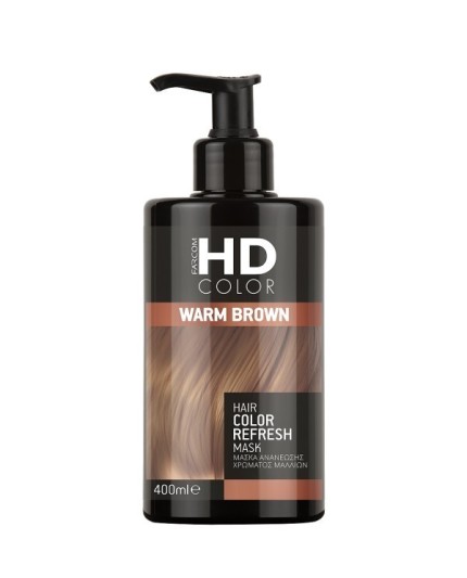 HD HAIR COLOR REFRESH MASK WARM BROWN 400ML pour Accueil