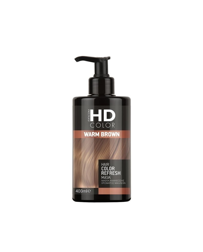 HD HAIR COLOR REFRESH MASK WARM BROWN 400ML pour Accueil