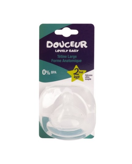 Douceur Lovely Baby tétine large anatomique 2 éme age