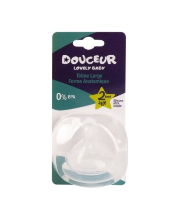 Douceur Lovely Baby tétine large anatomique 2 éme age