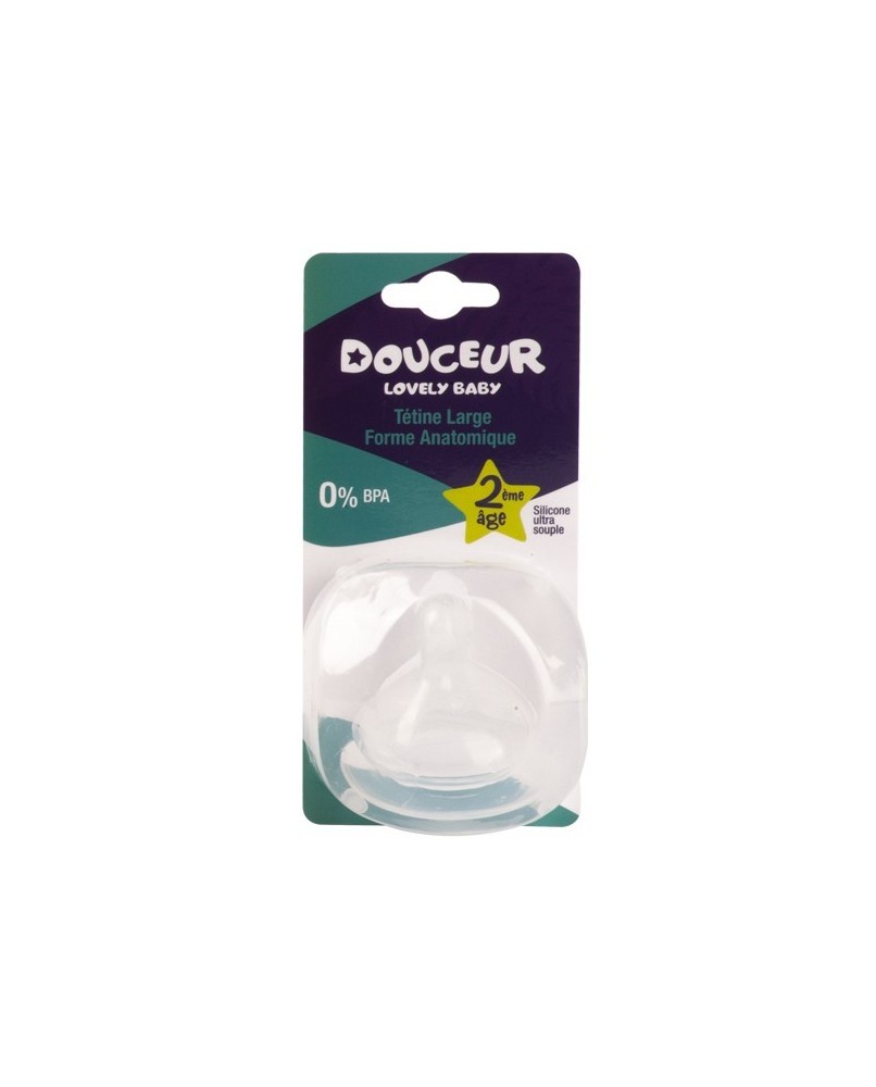 Douceur Lovely Baby tétine large anatomique 2 éme age