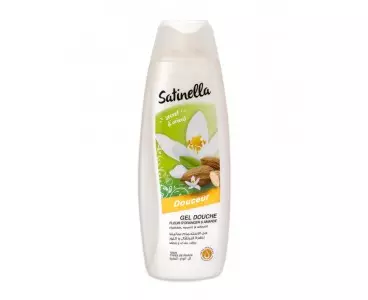 Satinella gel douche douceur fleur oranger amande 300 ml