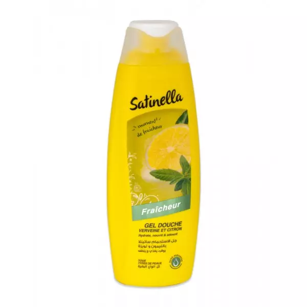 Satinella gel douche fraicheur verveine citron 300 ml