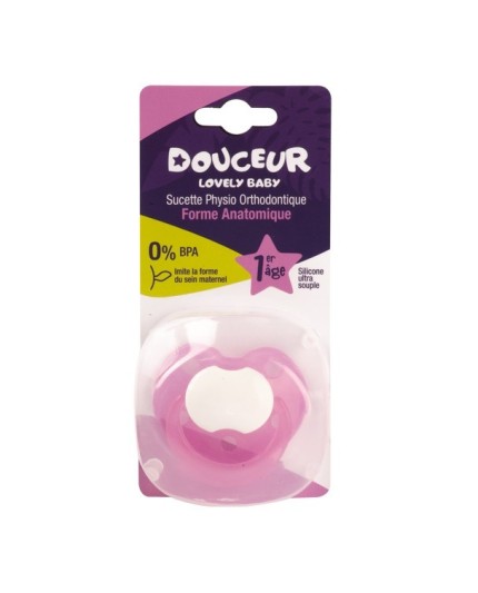 Douceur Lovely Baby sucette forme anatomique 1 er age