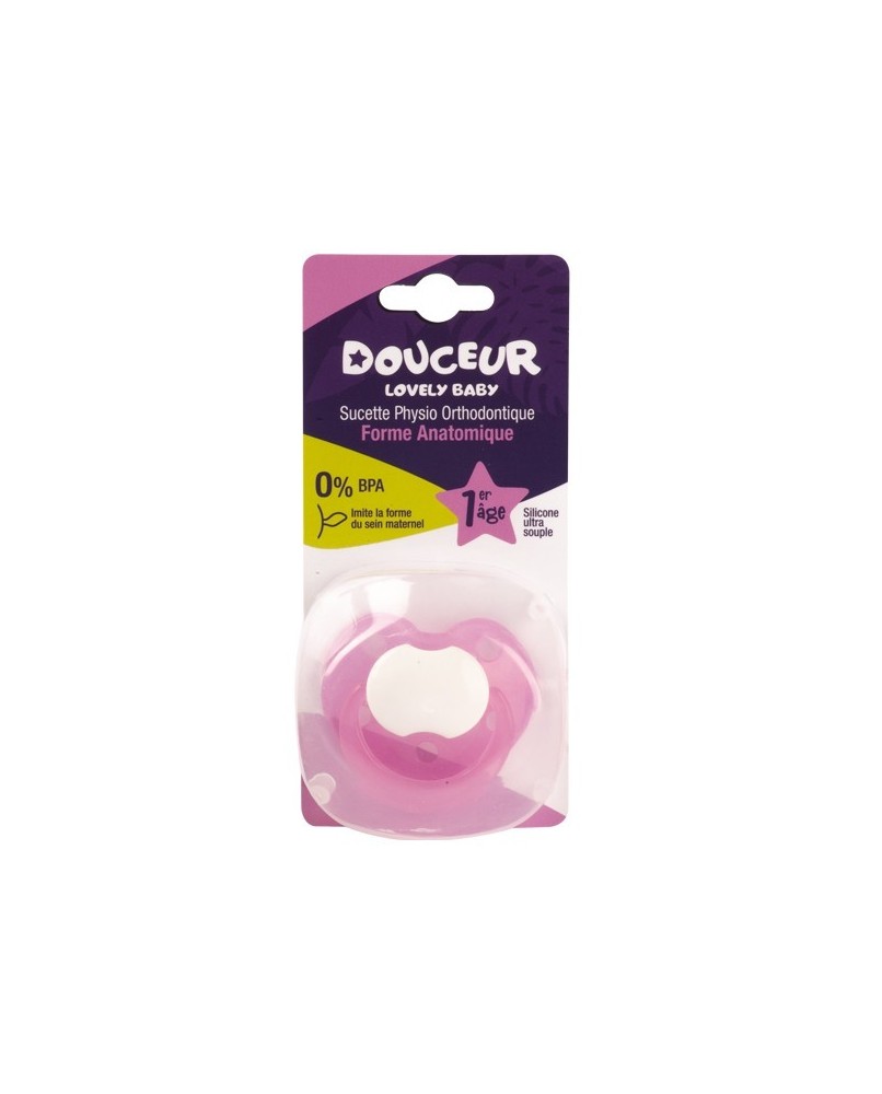 Douceur Lovely Baby sucette forme anatomique 1 er age
