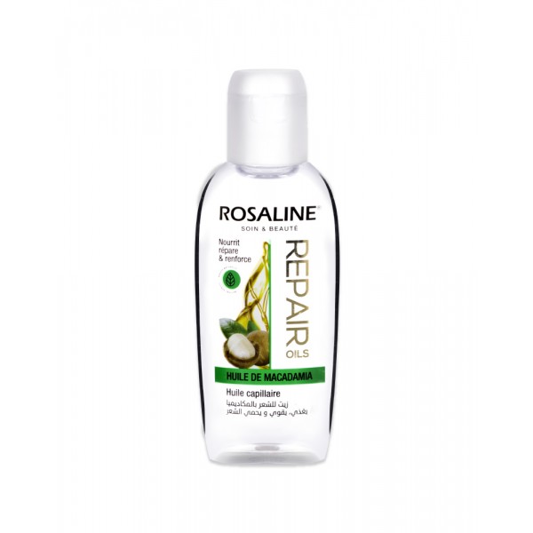Rosaline huile macadamia pour cheveux 125 ml