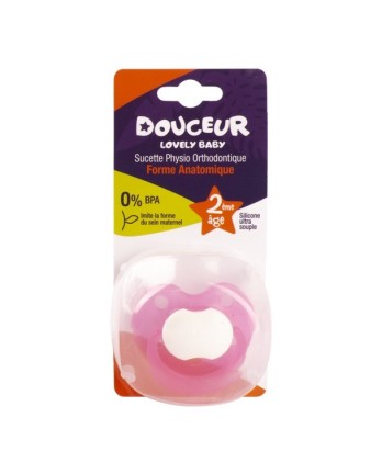 Douceur Lovely Baby sucette forme anatomique 2 éme age