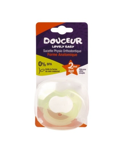  Douceur Lovely Baby sucette forme anatomique 2 éme age