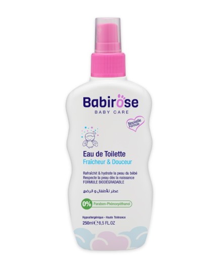 Babirose eau de toilette rose 250 ml