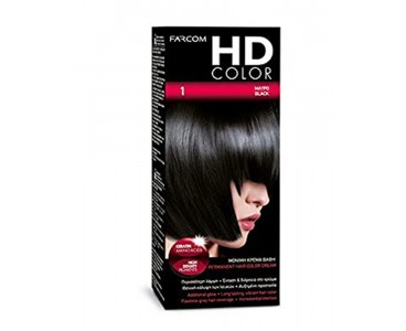 HD kit coloration 60 ml n°1 noir