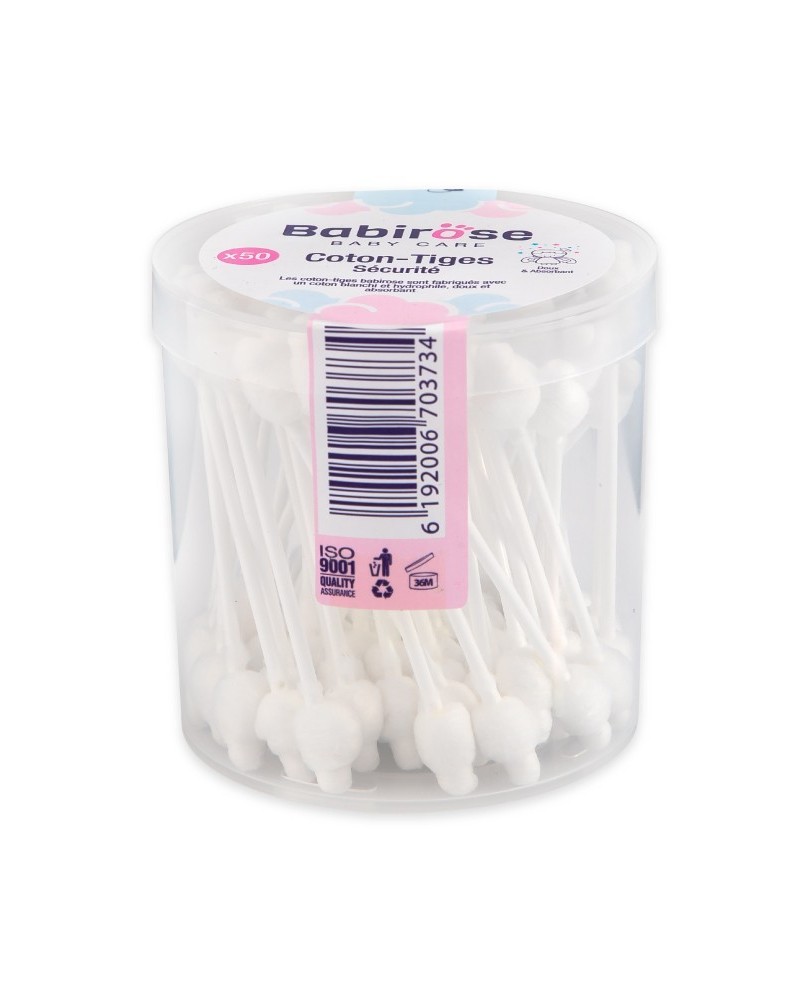 Babirose 50 coton-tiges sécurité