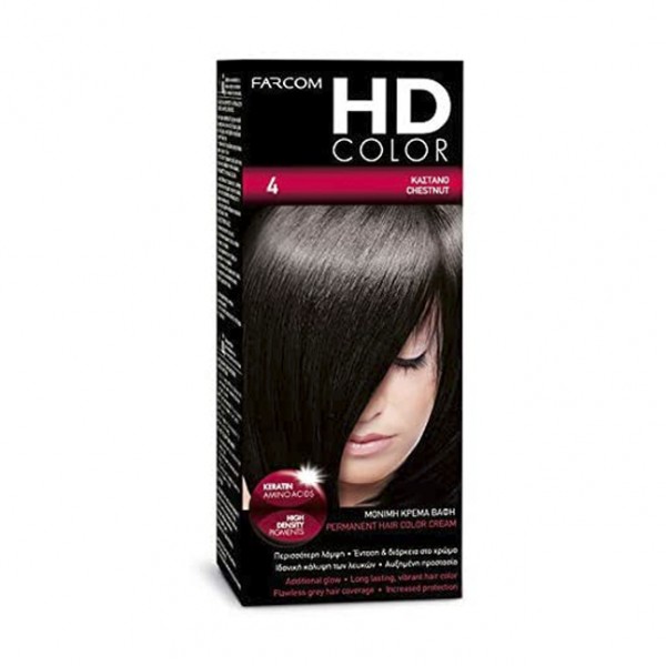 HD kit coloration 60 ml n°4 chatin 