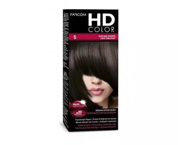 HD kit coloration 60 ml n° 5 chataigne clair