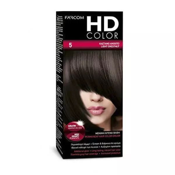 HD kit coloration 60 ml n° 5 chataigne clair