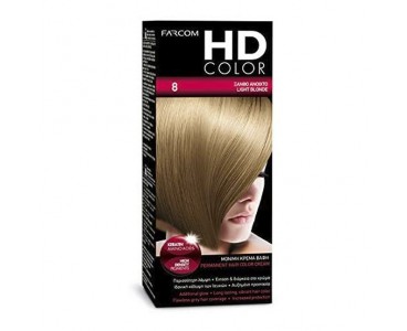  HD kit coloration 60 ml n° 8 blond clair