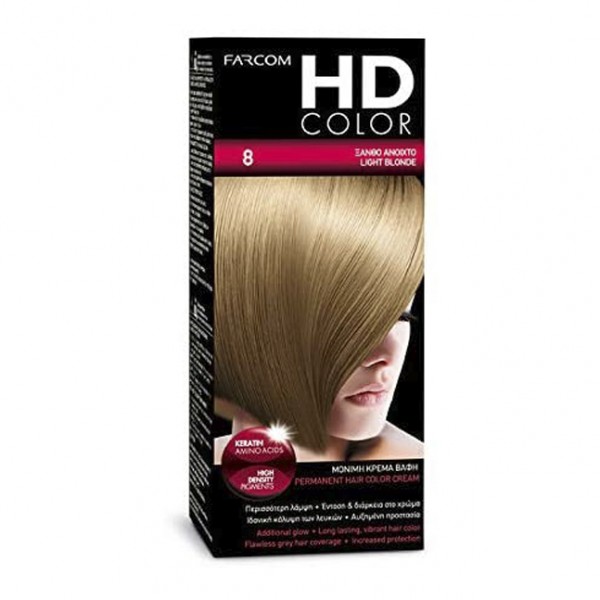  HD kit coloration 60 ml n° 8 blond clair