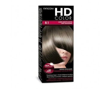 HD kit coloration 60 ml n° 8.1 blond clair cendré 