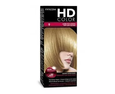 HD kit coloration 60 ml n° 9 blond très clair 