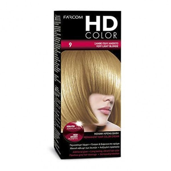 HD kit coloration 60 ml n° 9 blond très clair 