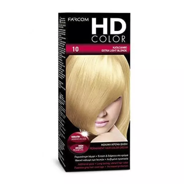 HD kit coloration 60 ml n° 10 blond platine