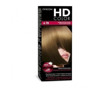 HD kit coloration 60 ml n° 6.78 cacao blond foncé