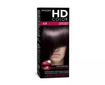 HD kit coloration 60 ml n° 4.5 acajou foncé