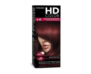 HD kit coloration 60 ml n° 6.65 blond foncé rouge intense