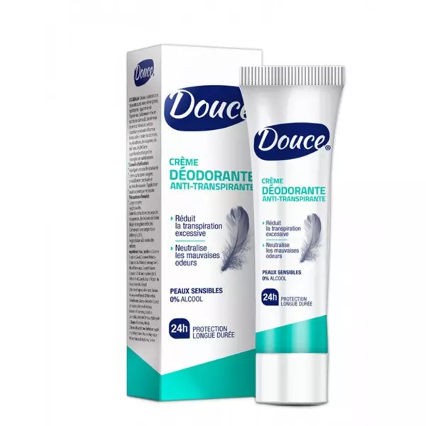 Douce crème déodorante aisselles 25 gr