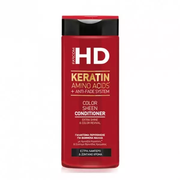 HD après shampooing color sheen cheveux colorés 330 ml