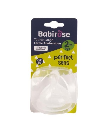 Babirose tétine large anatomique 2 éme age