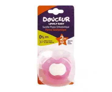 Douceur Lovely Baby sucette forme anatomique 2 éme age