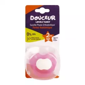 Douceur Lovely Baby sucette forme anatomique 2 éme age